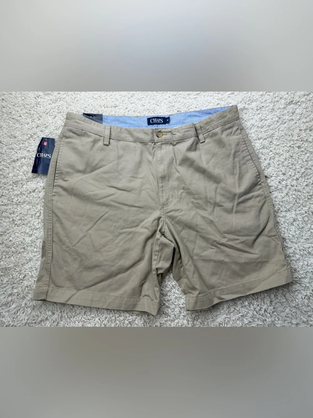 Chaps Men’s 38 Washed Twill Chino Shorts NWT